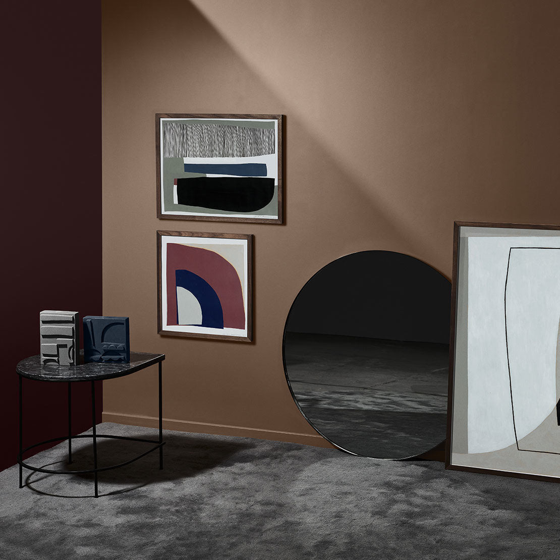 Miroir rond en verre fumé 110 cm Circum - AYTM - The Cool Republic