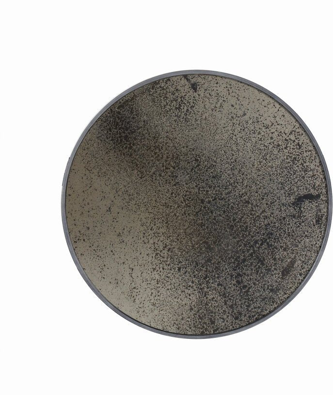 Miroir rond en verre vieilli bronze 92 cm Aged - Ethnicraft Accessories - The Cool Republic