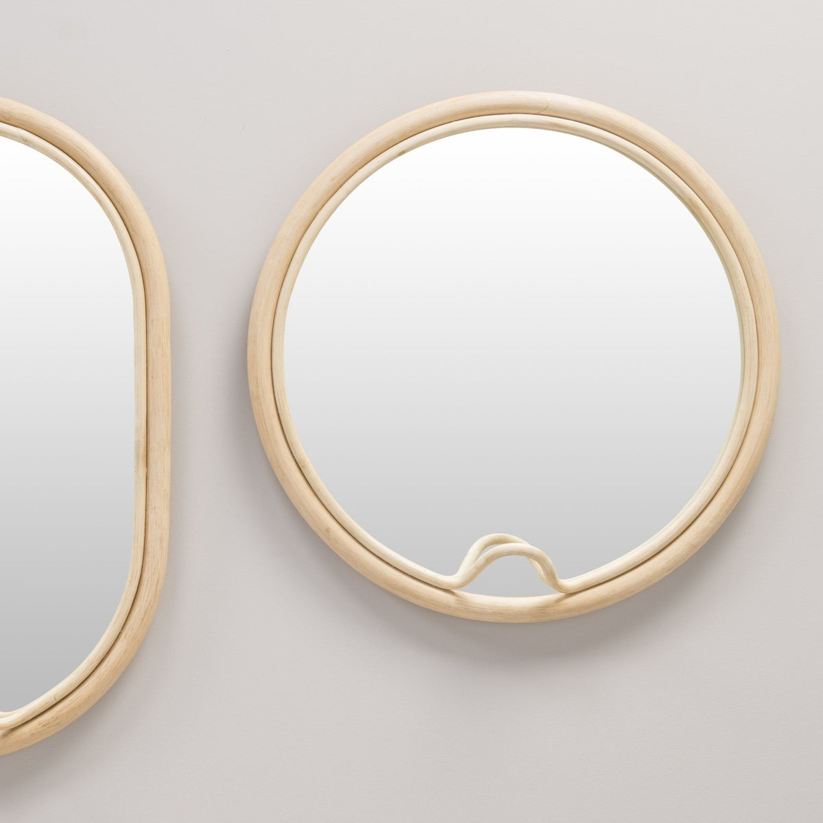 Miroir rond Lasso - ORCHID EDITION - The Cool Republic