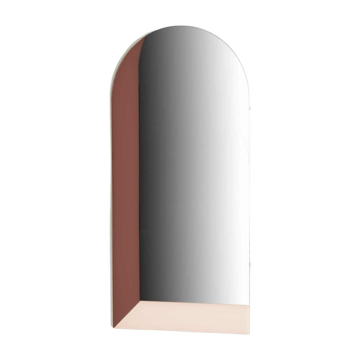 Miroir sérigraphié bordeaux et rose 110 cm Linna - ENOstudio - The Cool Republic