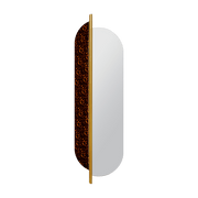 Miroir teinté rose cuivré et écailles M40 avec finition laiton Totem - RED Edition - The Cool Republic