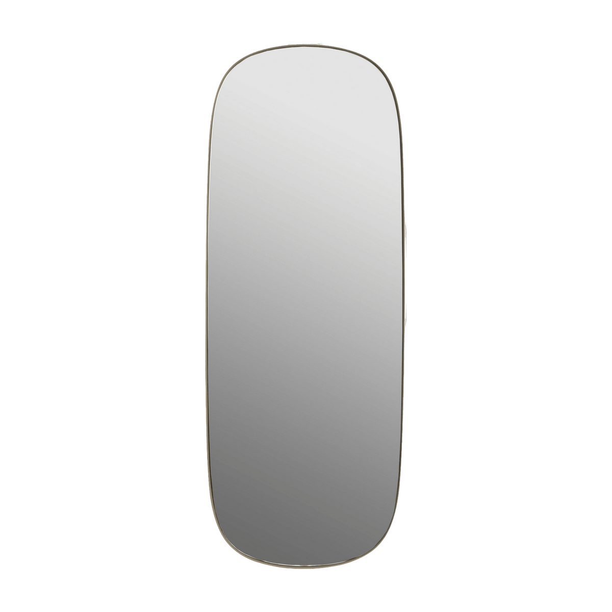 Miroir transparent cadre taupe 118 cm Framed - Muuto - The Cool Republic