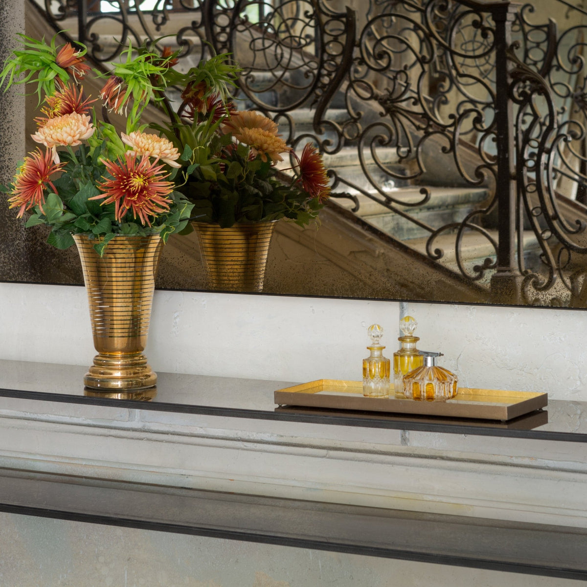 Miroir vieilli bronze - Ethnicraft Accessories - The Cool Republic