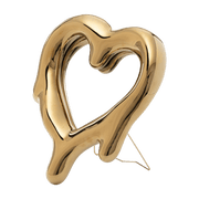 Mirroir cadre photo doré Melted Heart Gold - Seletti - The Cool Republic