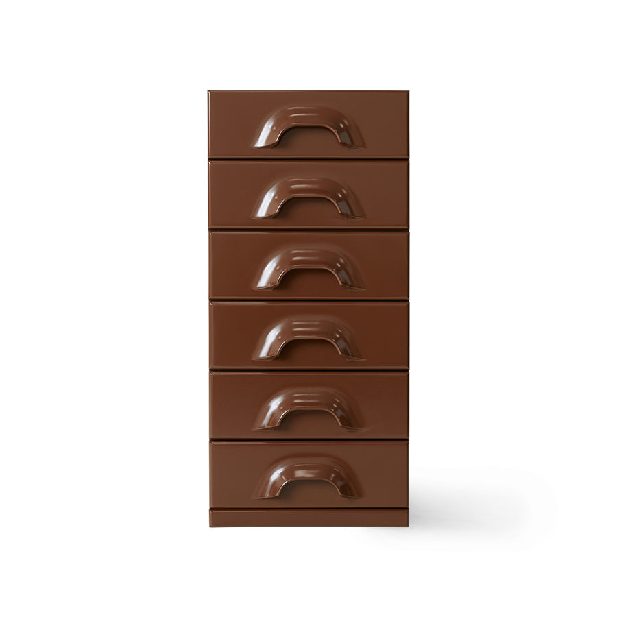 Kommode mit 6 Schubladen Chocolate - HKliving