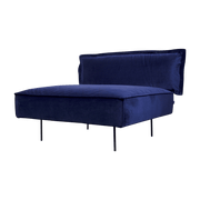 Module 1 place lounge bleu Velvet - HANDVÄRK - The Cool Republic
