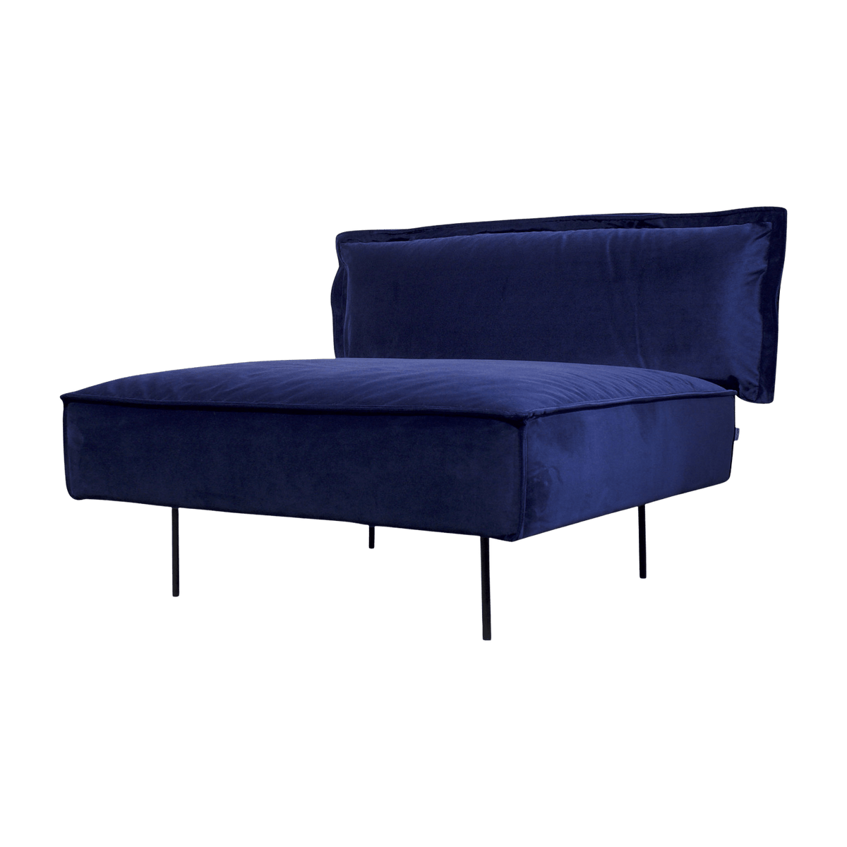 Module 1 place lounge bleu Velvet - HANDVÄRK - The Cool Republic