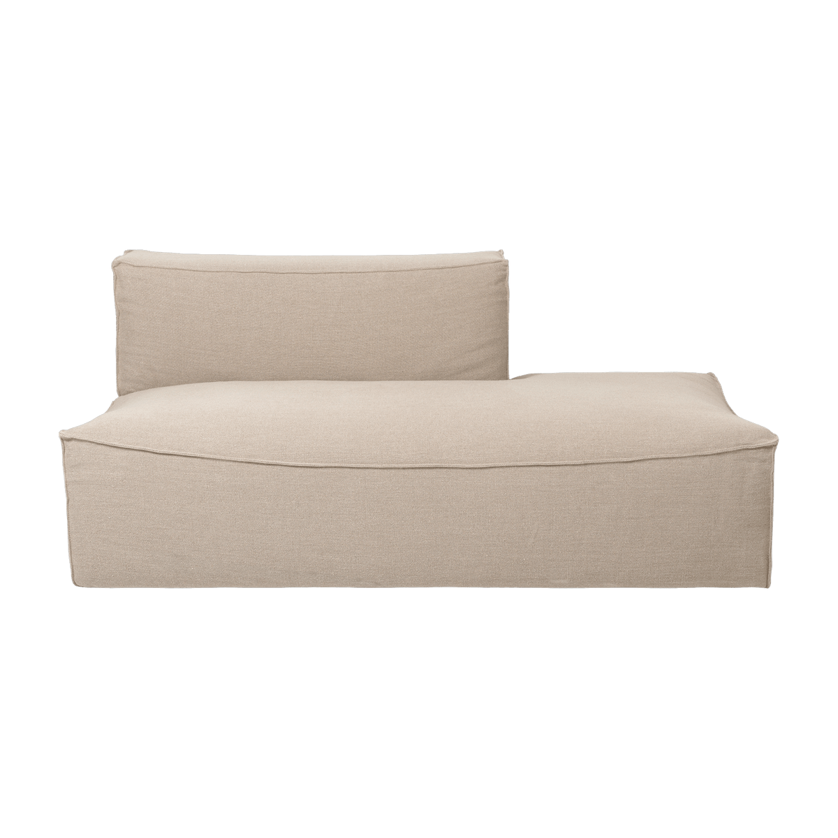 Module avec accoudoir droit L beige Catena - Ferm Living - The Cool Republic