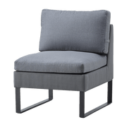 Module canapé gris foncé Flex - Cane-Line - The Cool Republic