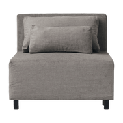 Module central de canapé gris marron Hazel Night - House Doctor - The Cool Republic
