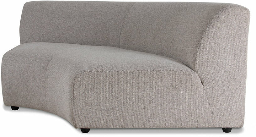 Module d'angle arrondi sneak gris clair Jax - Hkliving - The Cool Republic