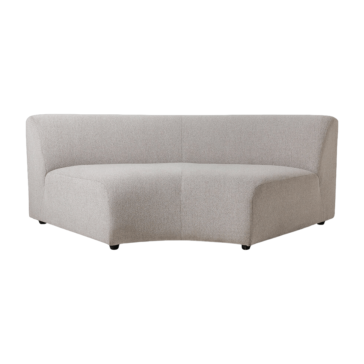 Module d'angle arrondi sneak gris clair Jax - Hkliving - The Cool Republic
