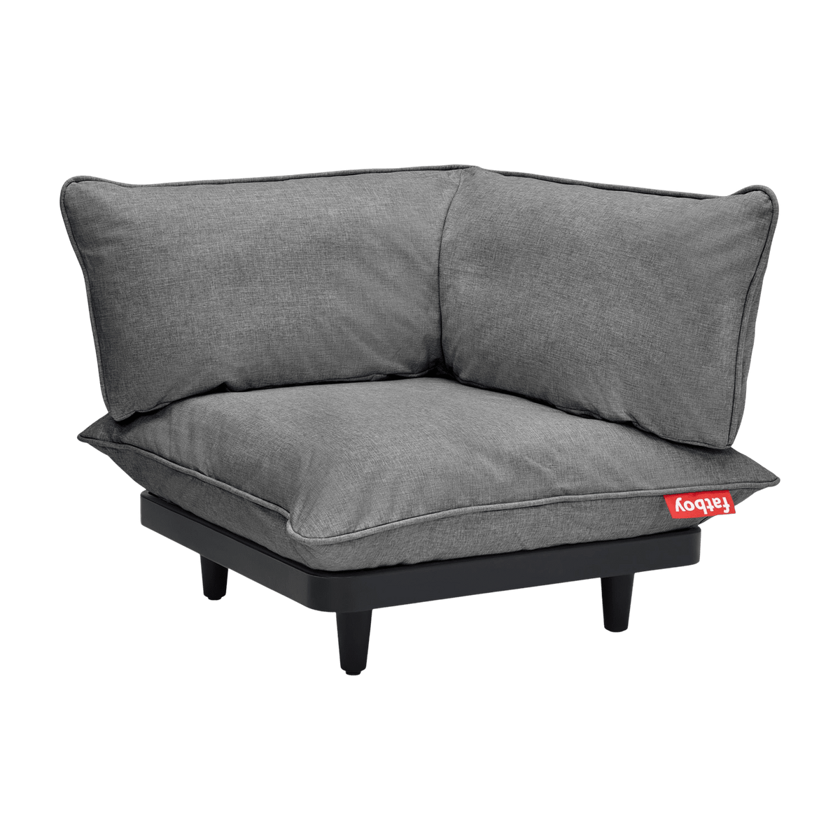 Outdoor sofa module angle grey Paletti - Fatboy - The Cool Republic