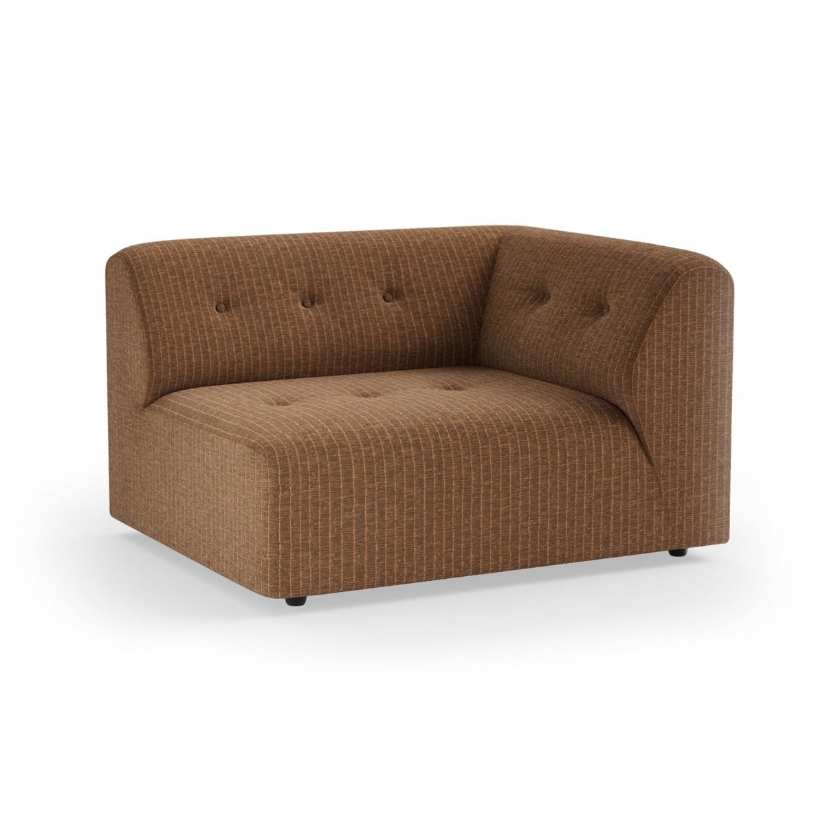Module d' angle right 2 places in corduroy bronze Vint - Hkliving - The Cool Republic