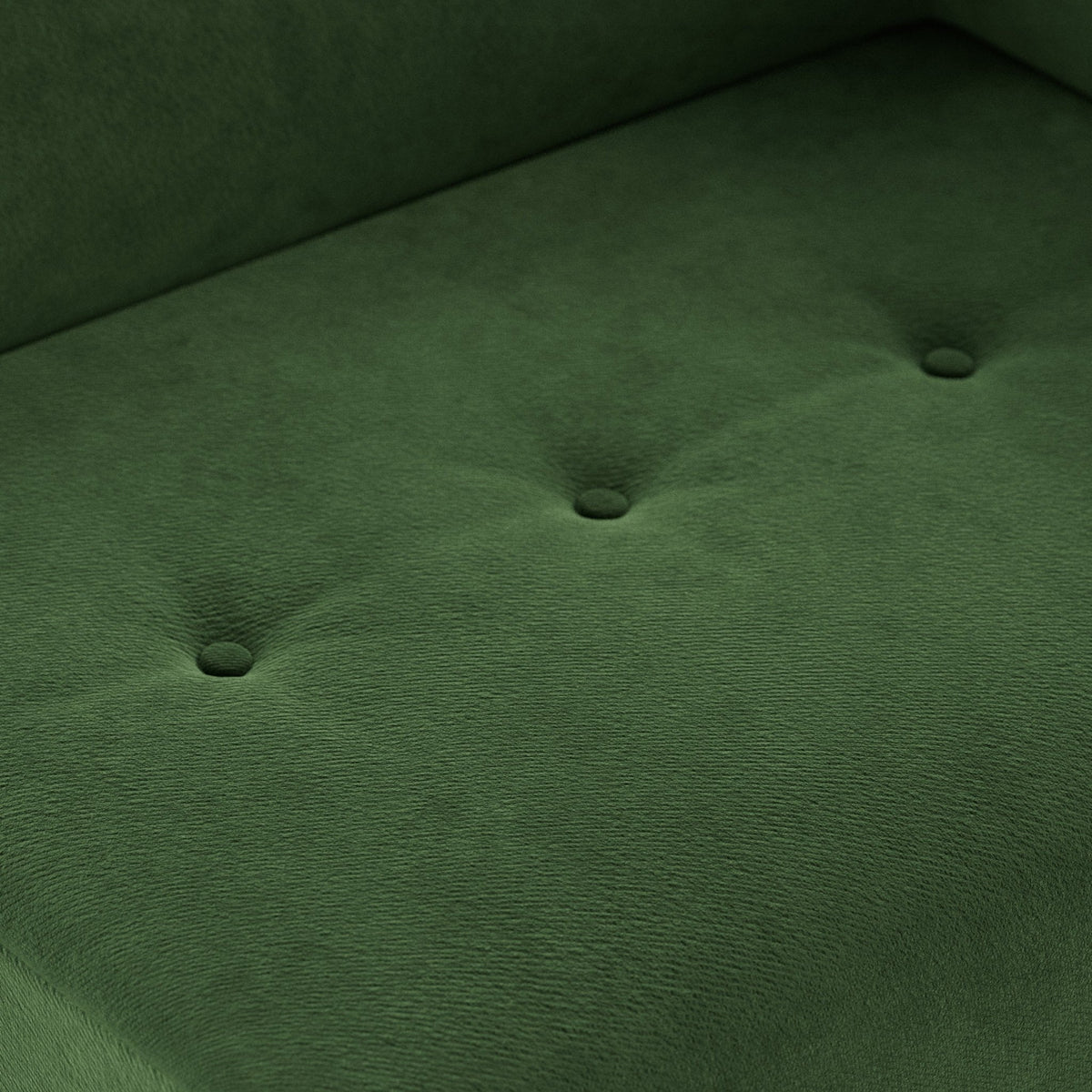 Module d'angle droit 2 places en velours vert Vint - Hkliving - The Cool Republic