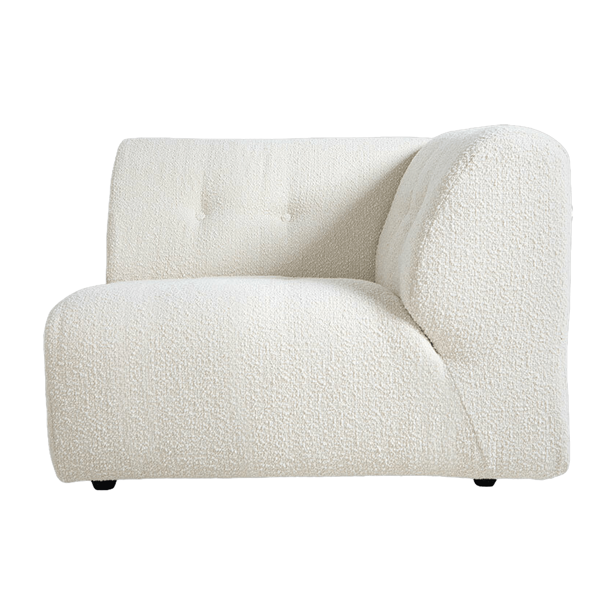 Module of angle right in cream curly Vint - Hkliving - The Cool Republic