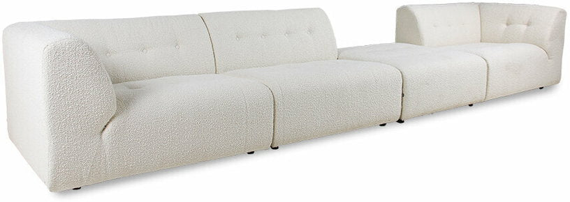 Module d'angle droit en bouclé crème Vint - Hkliving - The Cool Republic