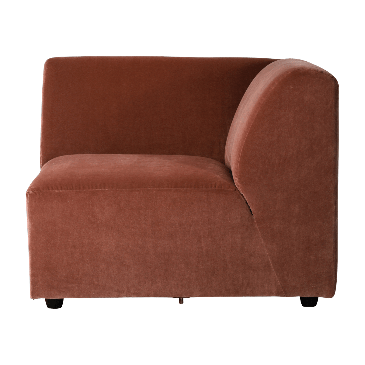 Module of angle right in velvet brick Jax - Hkliving - The Cool Republic