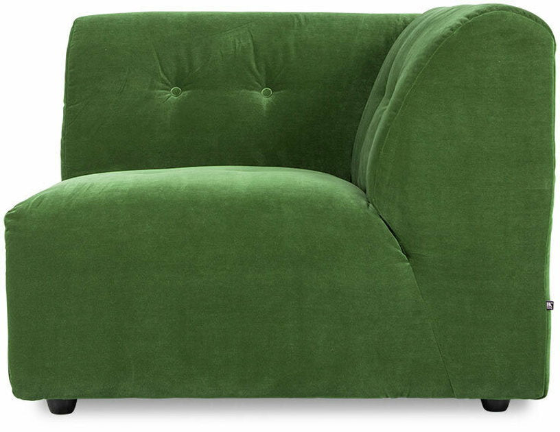 Module d'angle droit en velours vert Vint - Hkliving - The Cool Republic