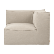 Module d'angle droit L profond beige Catena - Ferm Living - The Cool Republic