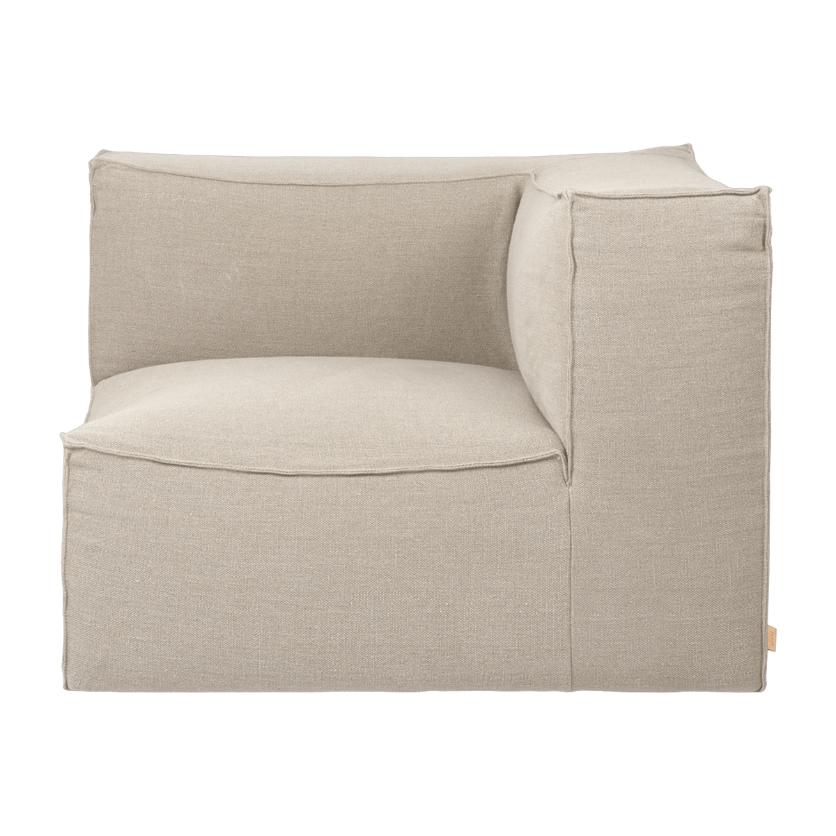 Module d'angle droit L profond beige Catena - Ferm Living - The Cool Republic