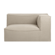 Module d'angle droit profond L 2 places beige Catena - Ferm Living - The Cool Republic