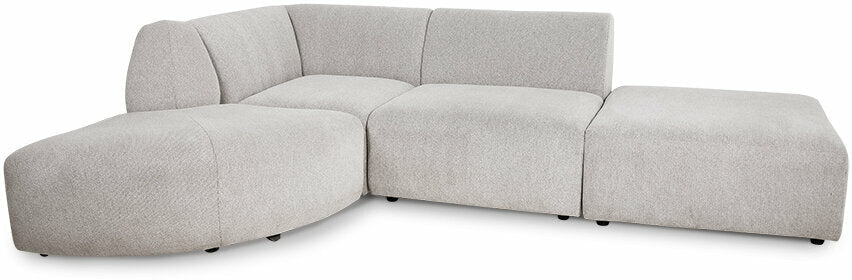 Module d'angle droit sneak gris clair Jax - Hkliving - The Cool Republic