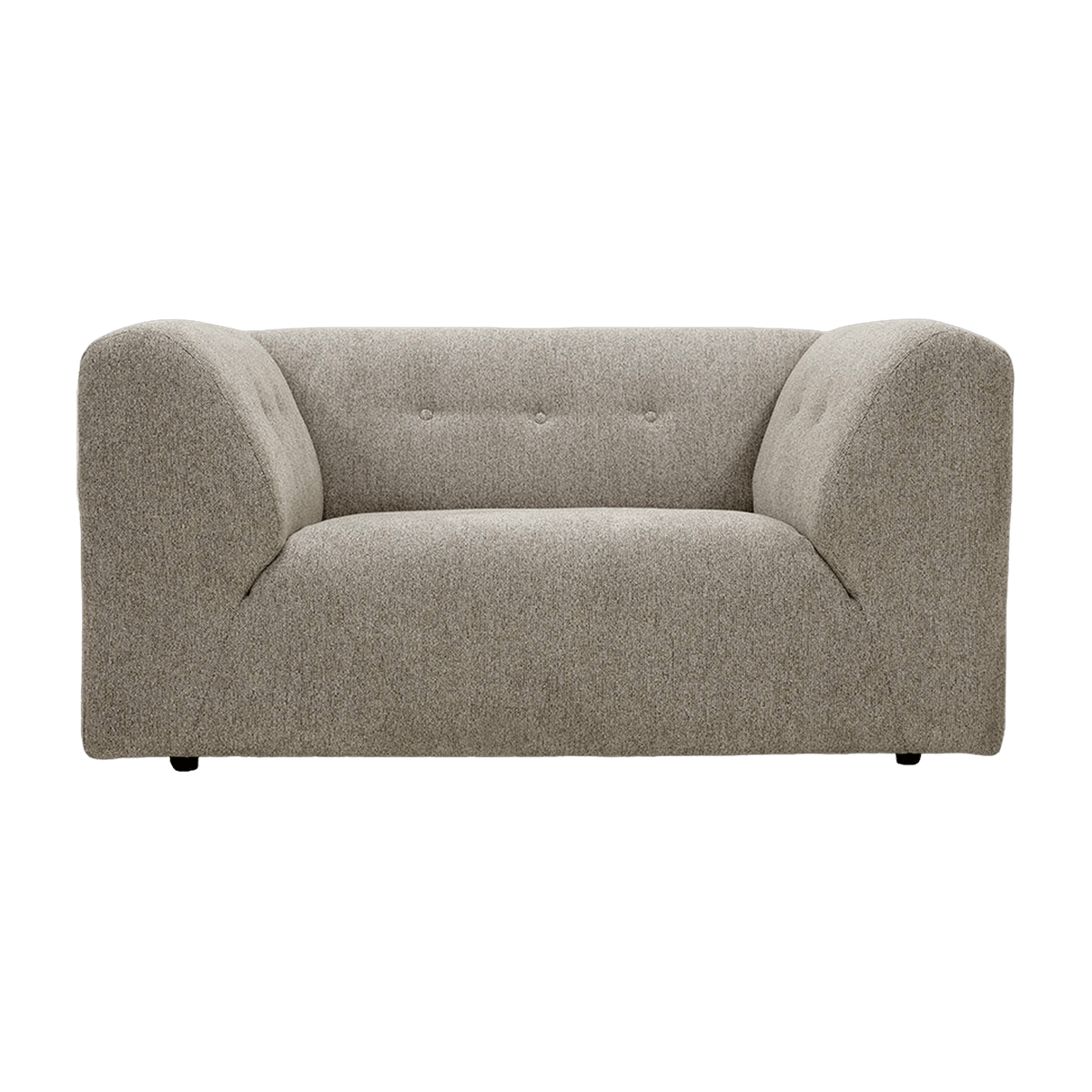 Module d'angle en velours royal beige 97x148cm Vint - HKliving - The Cool Republic