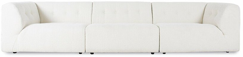 Module d'angle gauche 2 places en bouclé crème Vint - Hkliving - The Cool Republic