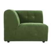 Module of angle left in green velvet Vint - Hkliving - The Cool Republic