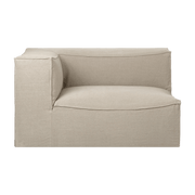 Module d'angle gauche L beige Catena - Ferm Living - The Cool Republic