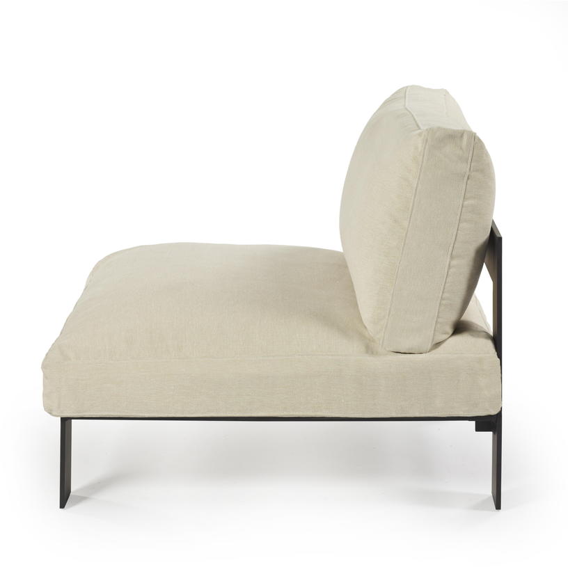 Module de canapé d'extérieur beige en aluminium - Serax - The Cool Republic