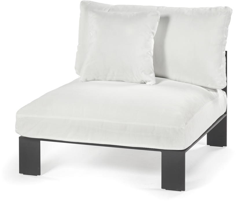 Module de canapé d'extérieur blanc en aluminium - Serax - The Cool Republic