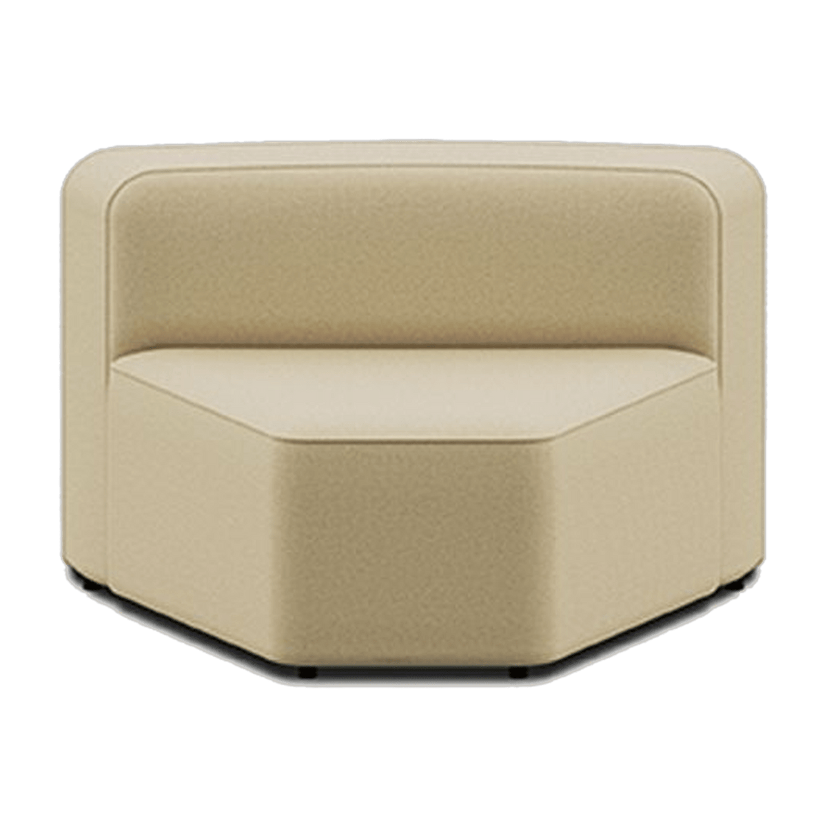 Module de canapé en tissu beige 160 Rope - Normann Copenhagen - The Cool Republic