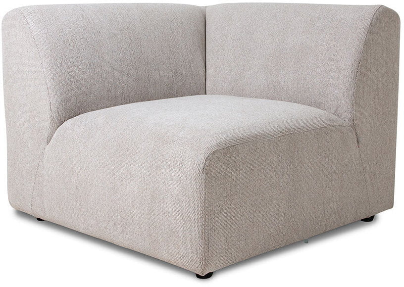 Module de fin angle gauche sneak gris clair Jax - Hkliving - The Cool Republic