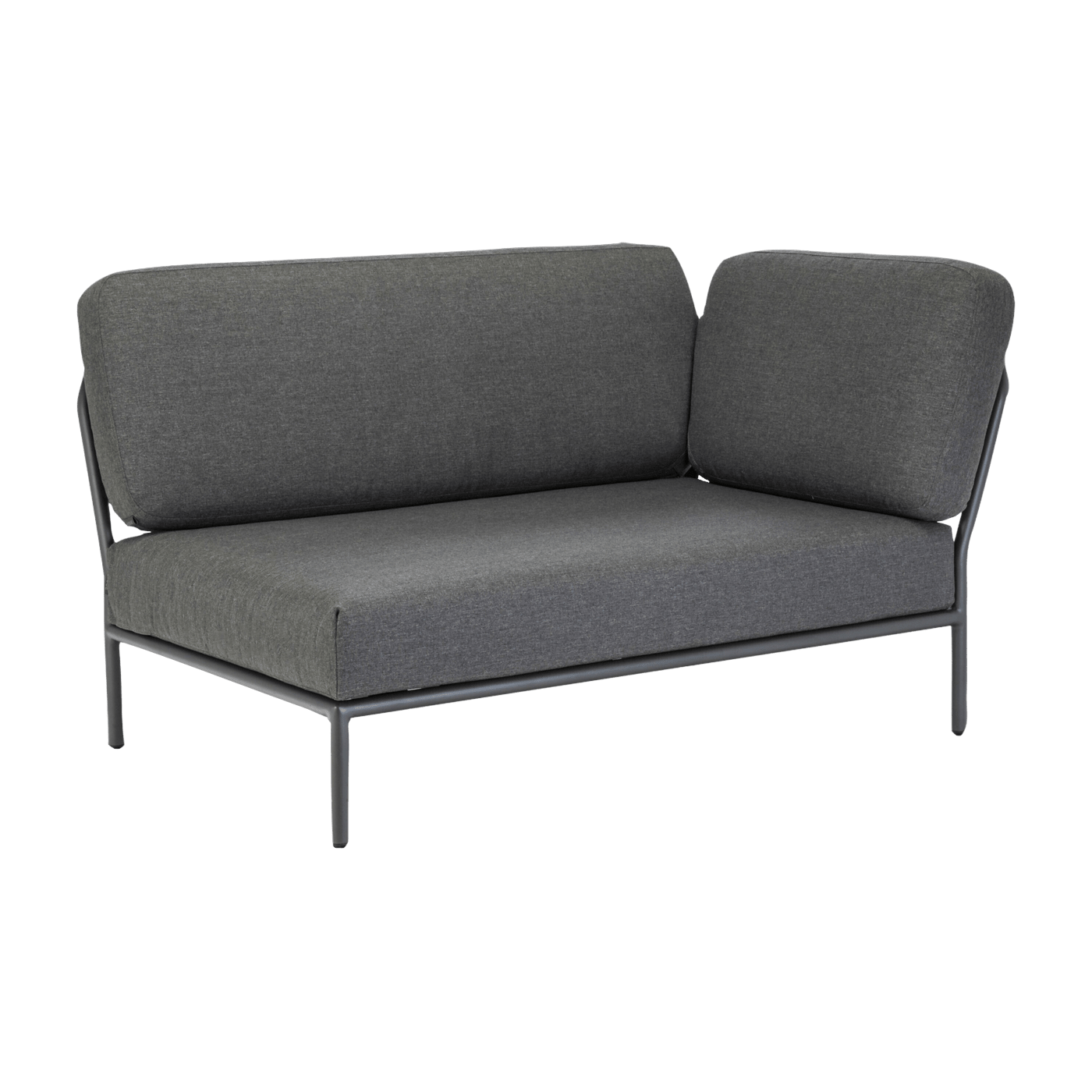 Module droit de canapé lounge gris foncé LEVEL - Houe - The Cool Republic