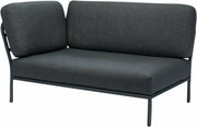 Module gauche de canapé lounge gris foncé LEVEL - Houe - The Cool Republic