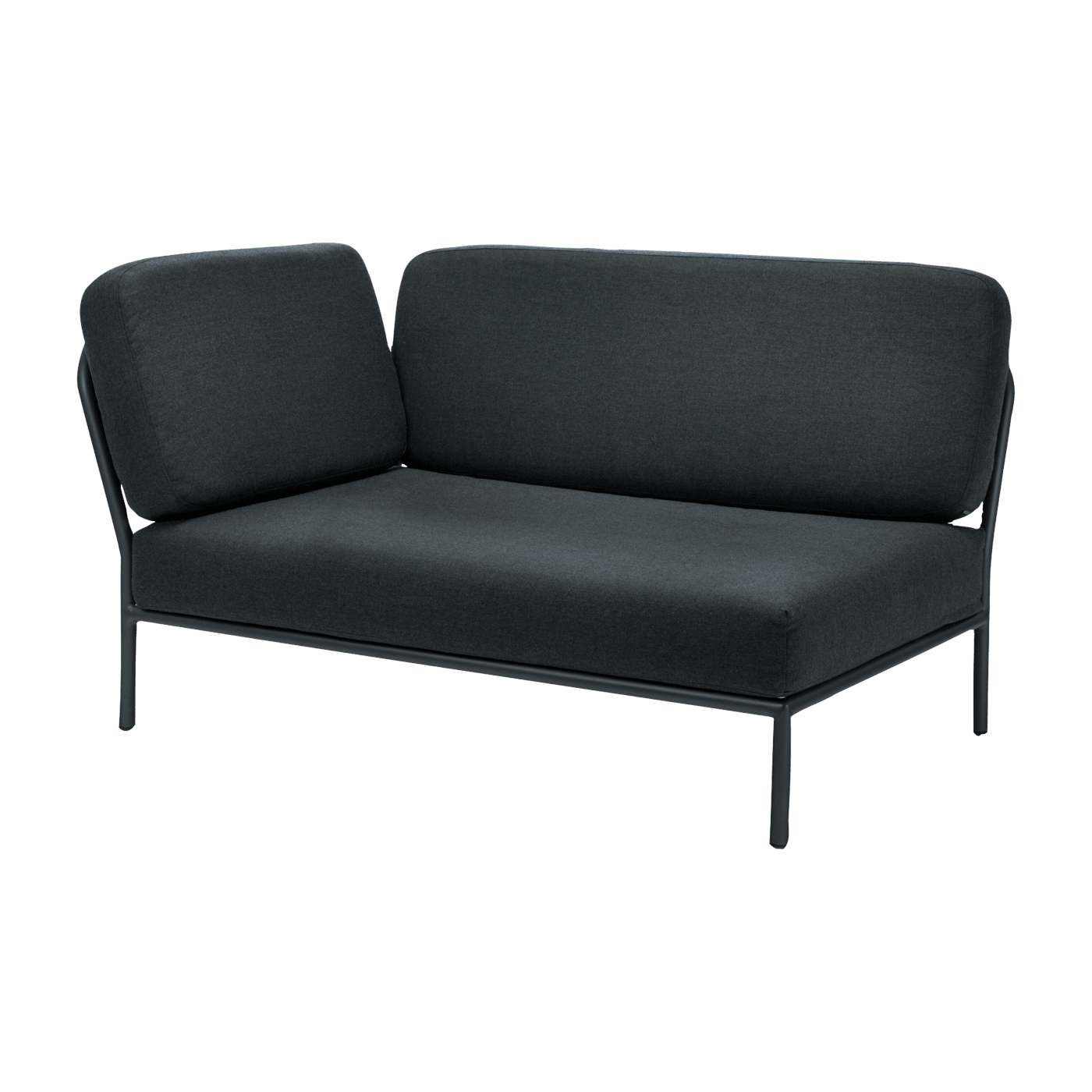 Module gauche de canapé lounge gris suie LEVEL - Houe - The Cool Republic
