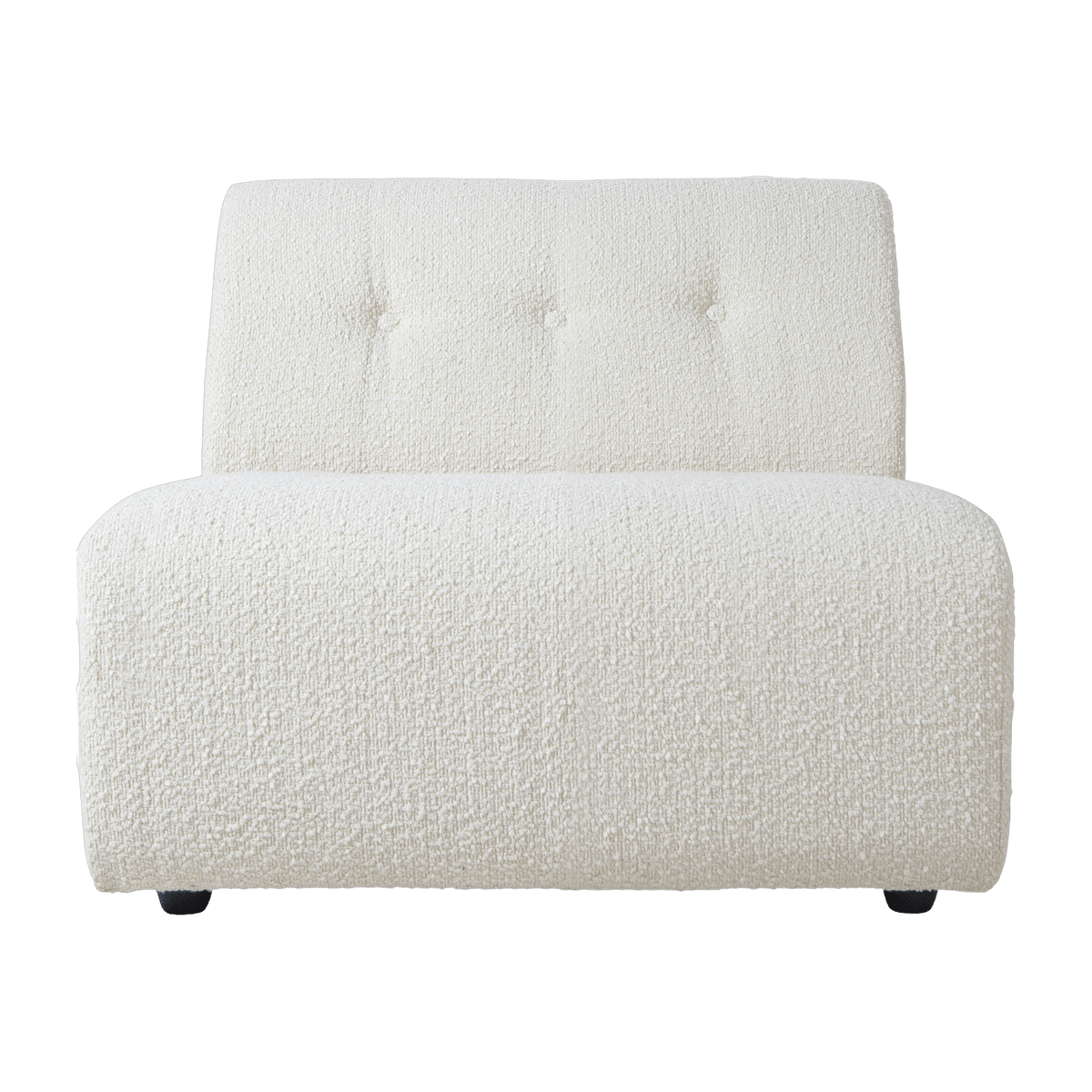 Module milieu 1 place en bouclé crème Vint - Hkliving - The Cool Republic