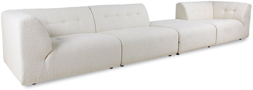 Module milieu 1 place en bouclé crème Vint - Hkliving - The Cool Republic