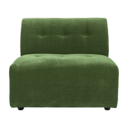 Module milieu 1 place en velours vert Vint - Hkliving - The Cool Republic