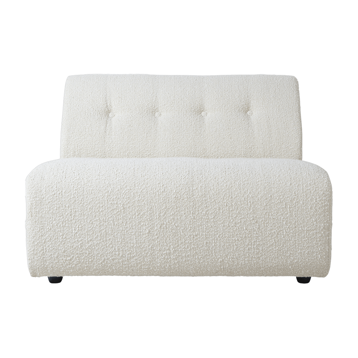 Module milieu 2 place en bouclé crème Vint - Hkliving - The Cool Republic