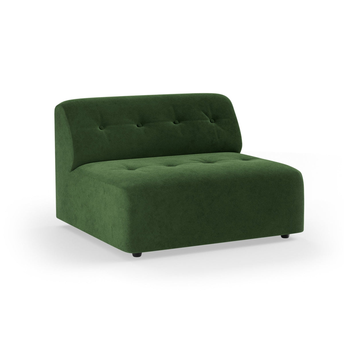 Module milieu 2 place en velours vert Vint - Hkliving - The Cool Republic