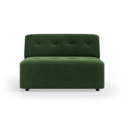 Module milieu 2 place en velours vert Vint - Hkliving - The Cool Republic