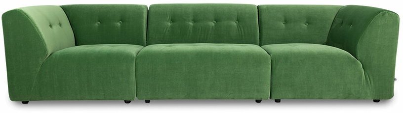Module milieu 2 place en velours vert Vint - Hkliving - The Cool Republic