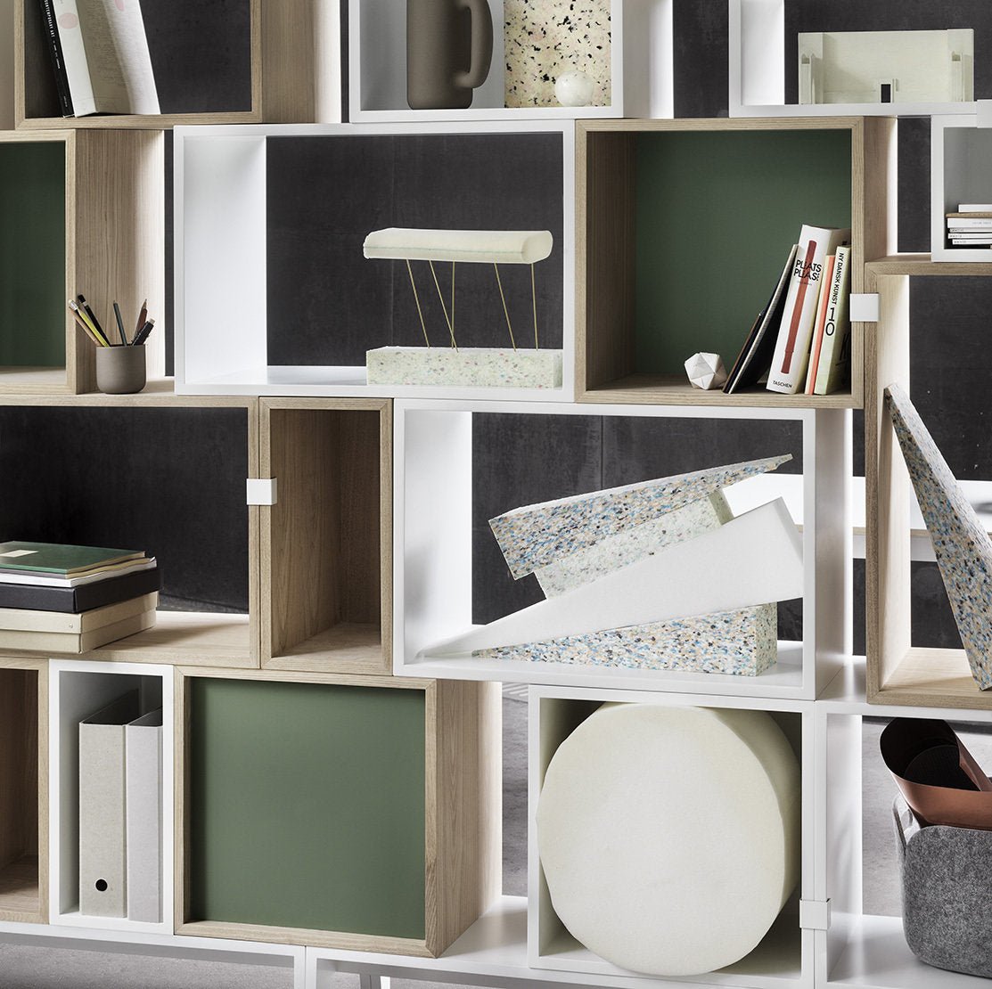 Module ouvert M pour étagère Stacked Blanc - Muuto - The Cool Republic