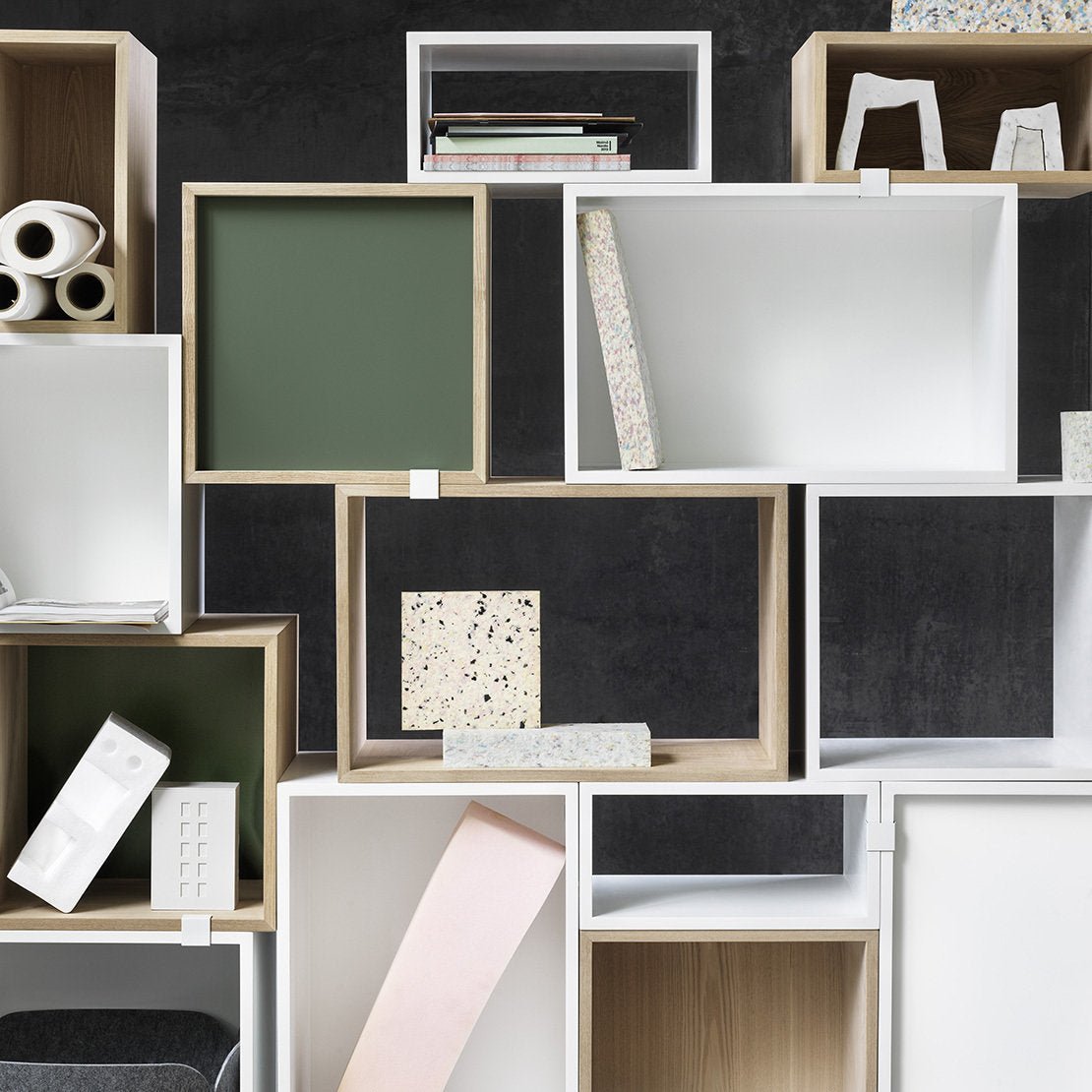 Module ouvert M pour étagère Stacked Frêne - Muuto - The Cool Republic
