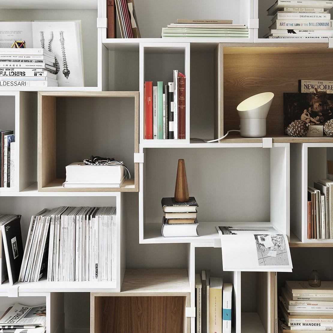 Module ouvert S pour étagère Stacked Blanc - Muuto - The Cool Republic