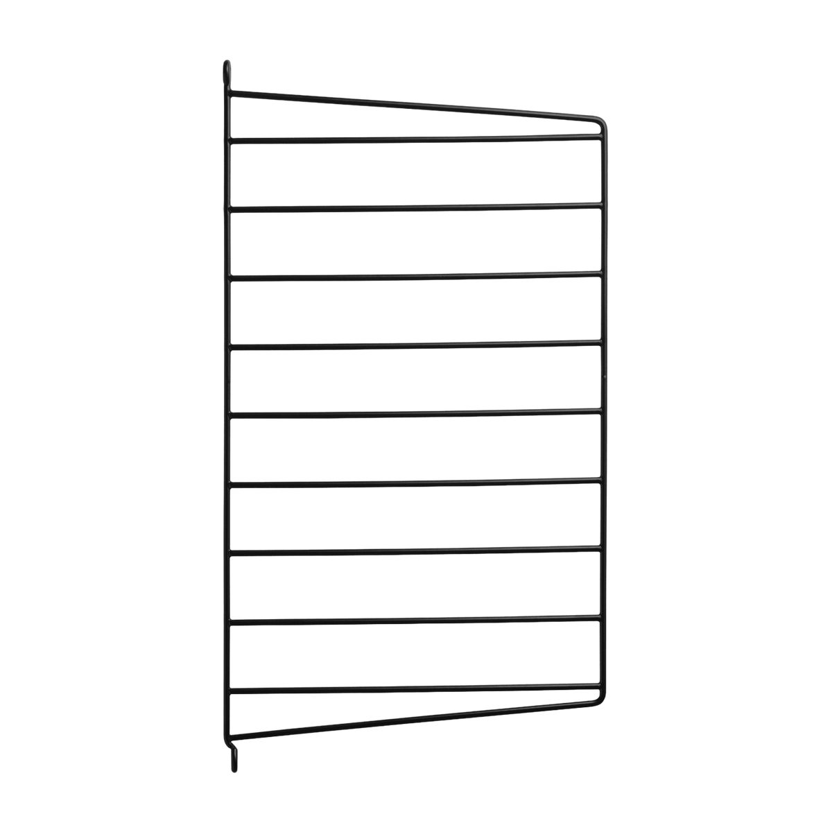 Montant mural en acier noir 50 x 30 cm - String furniture - The Cool Republic