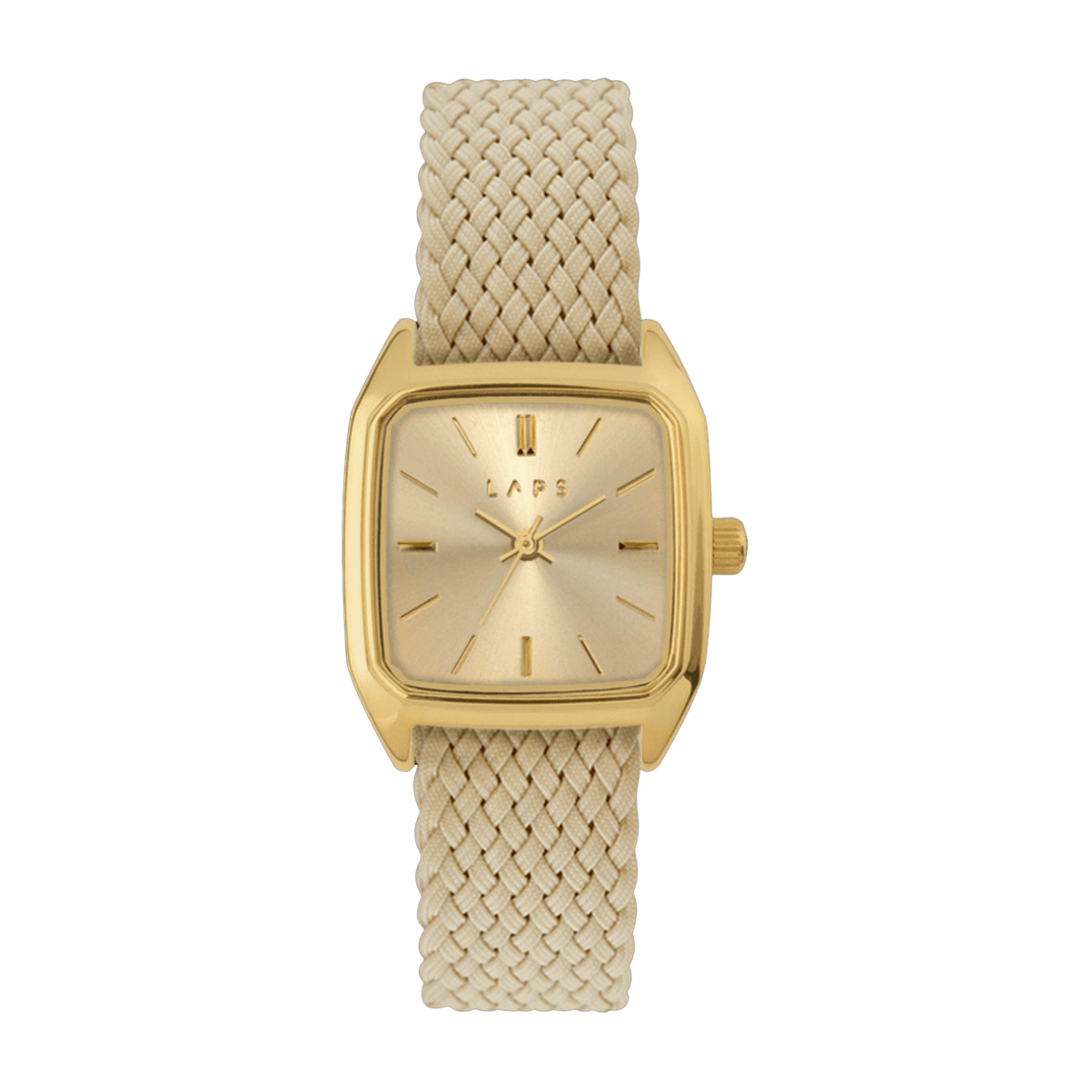 Montre en perlon champagne 14 mm Prima - Laps - The Cool Republic